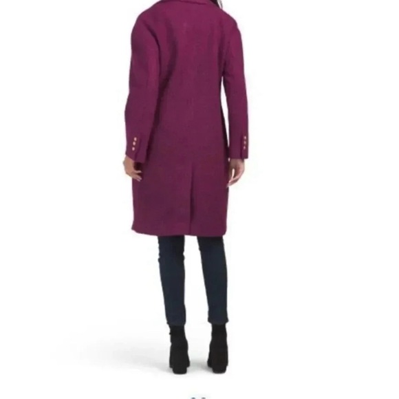 BCBGMaxAzria Boucle Purple and Gold Coat - Picture 10 of 10